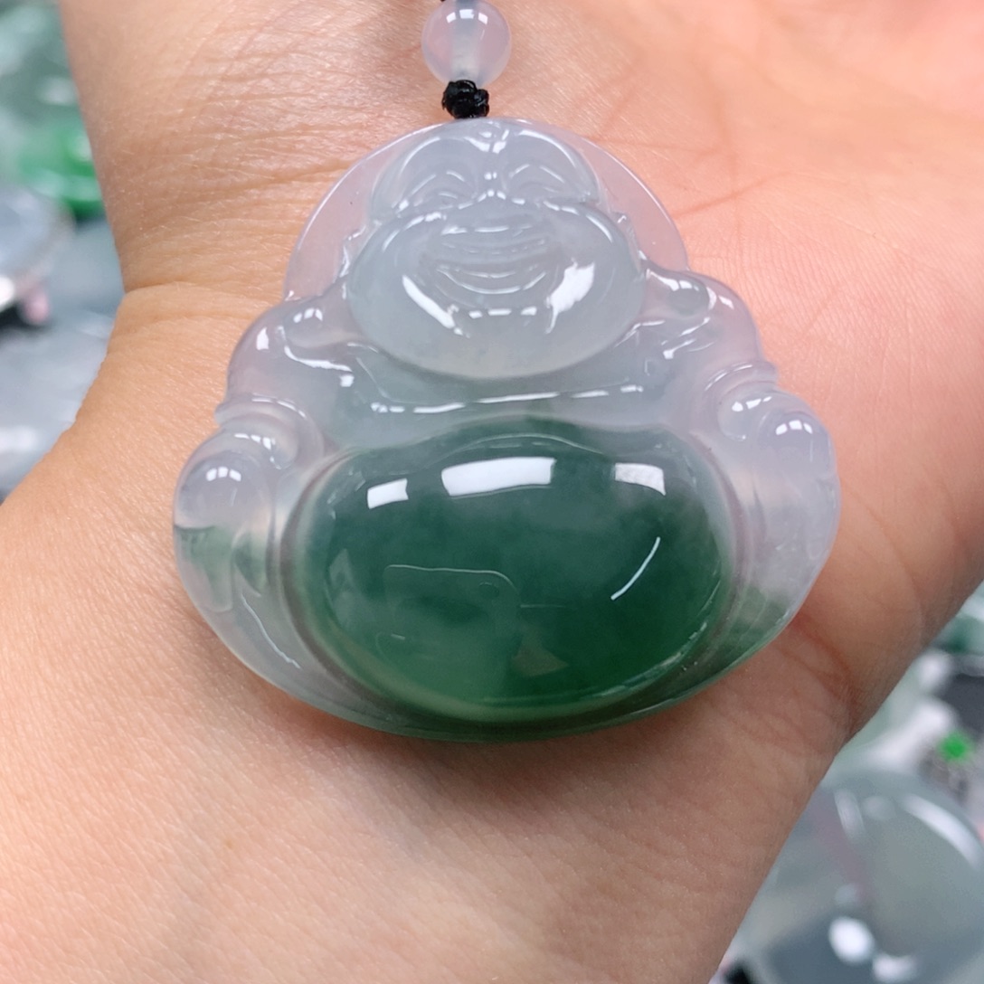 翡翠颈饰未镶嵌天然翡翠