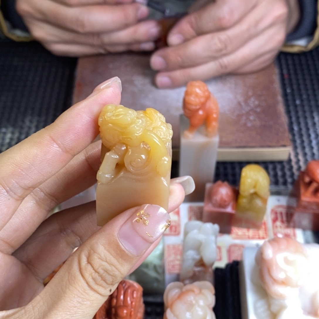 山***城寿山石印石成品正章书法用品