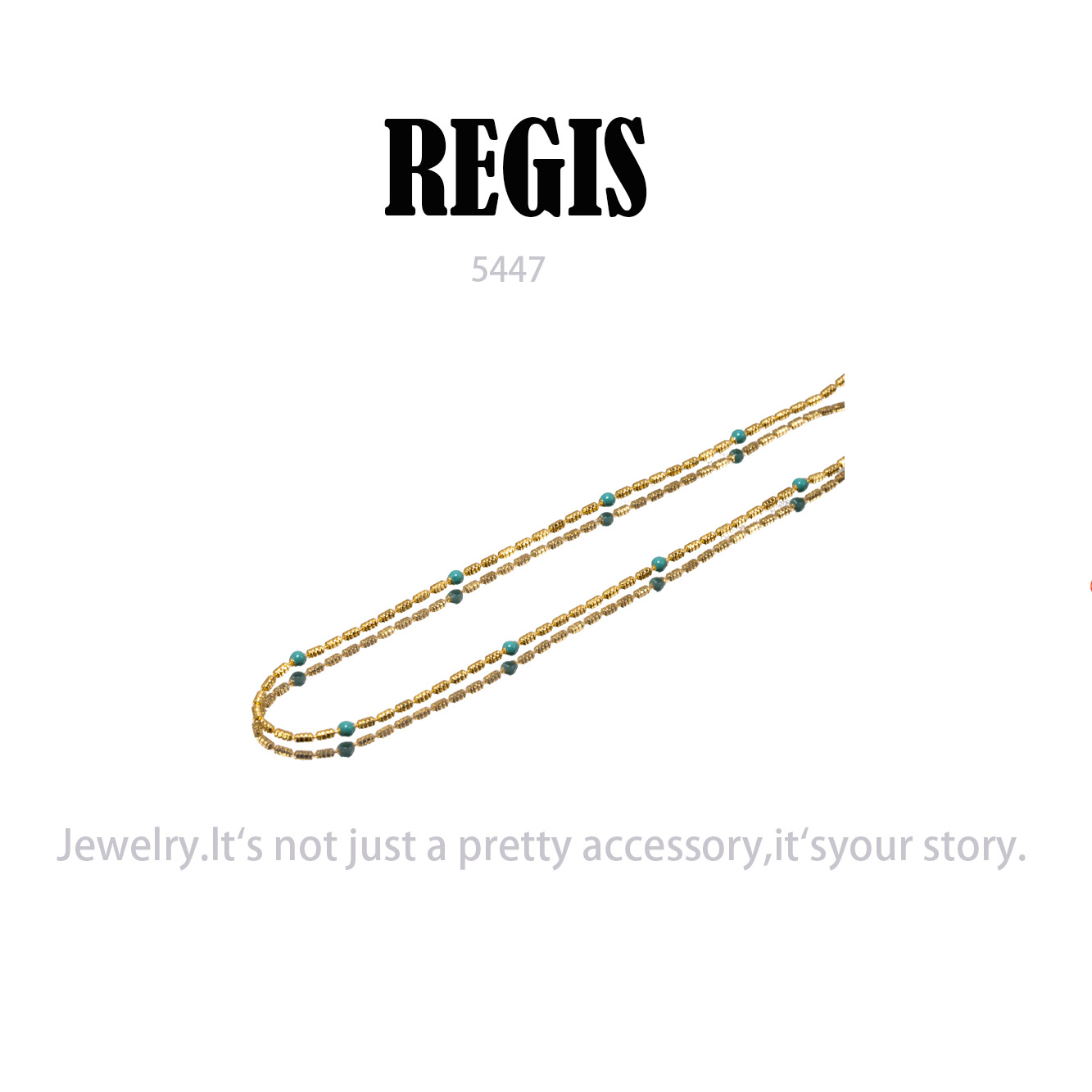 镀K金 REGIS  项链~5447