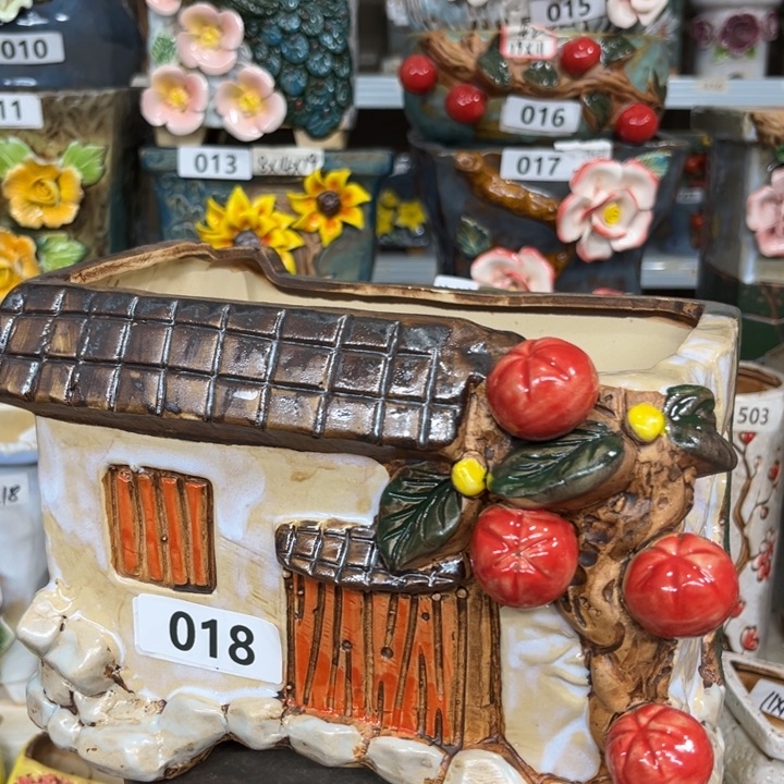 紫砂花盆粗陶材质多肉花盆