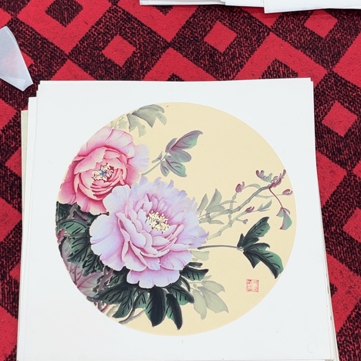 国画50/50纯手绘国画作品