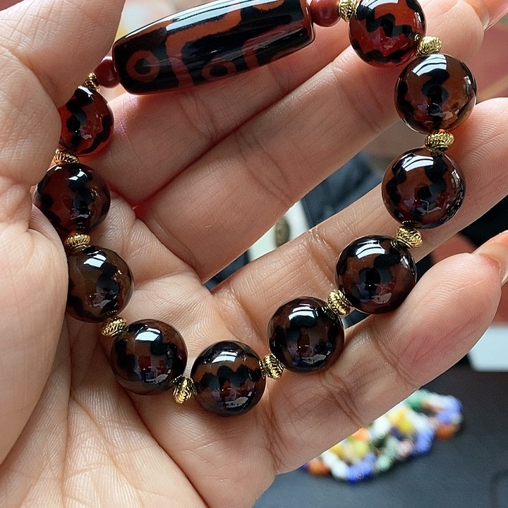 玛瑙/玉髓颈饰合金