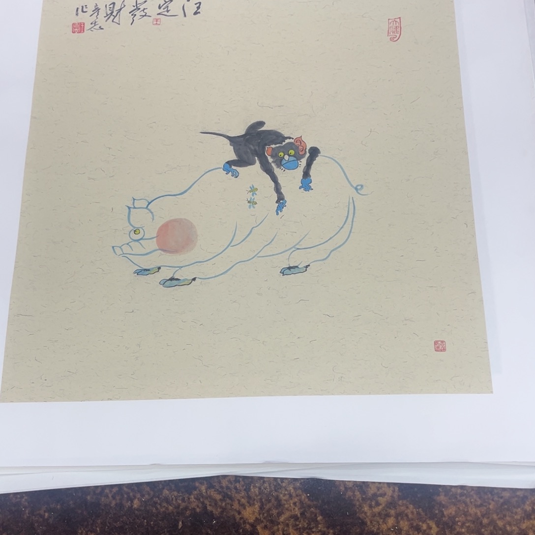 国画小**海绘画艺术作品多次