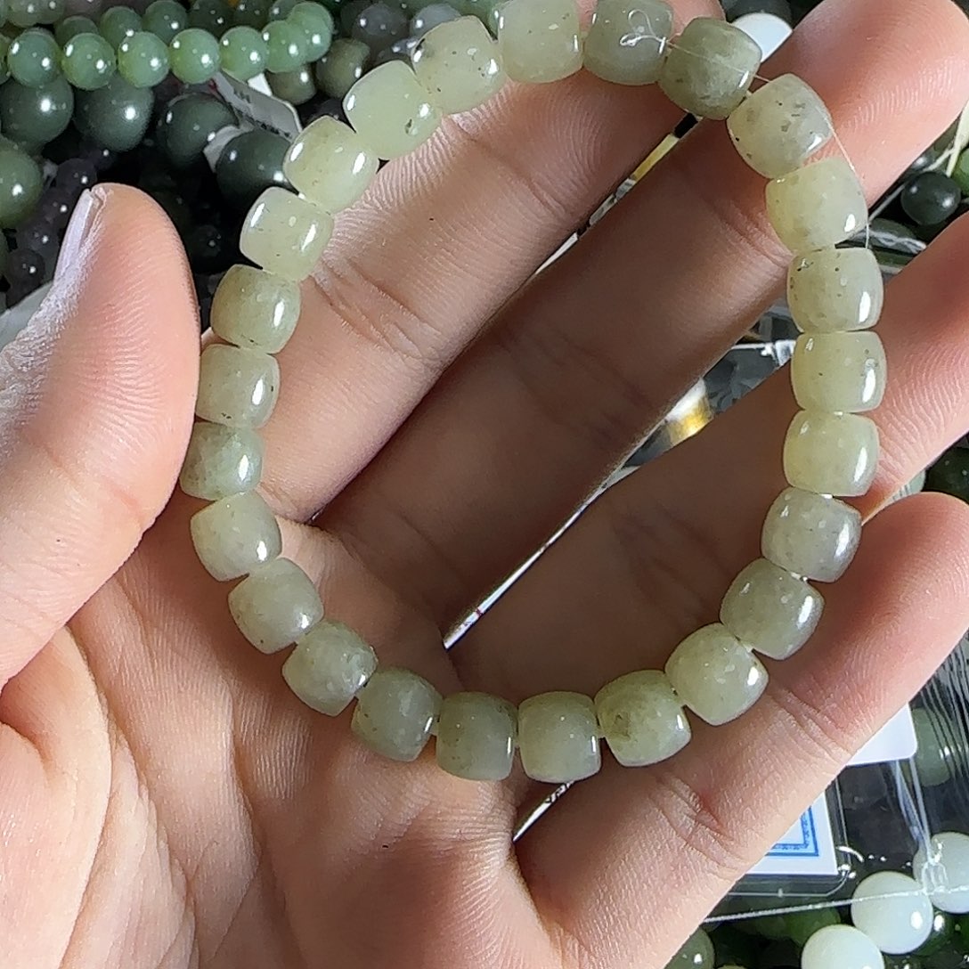 和田玉手链未镶嵌117