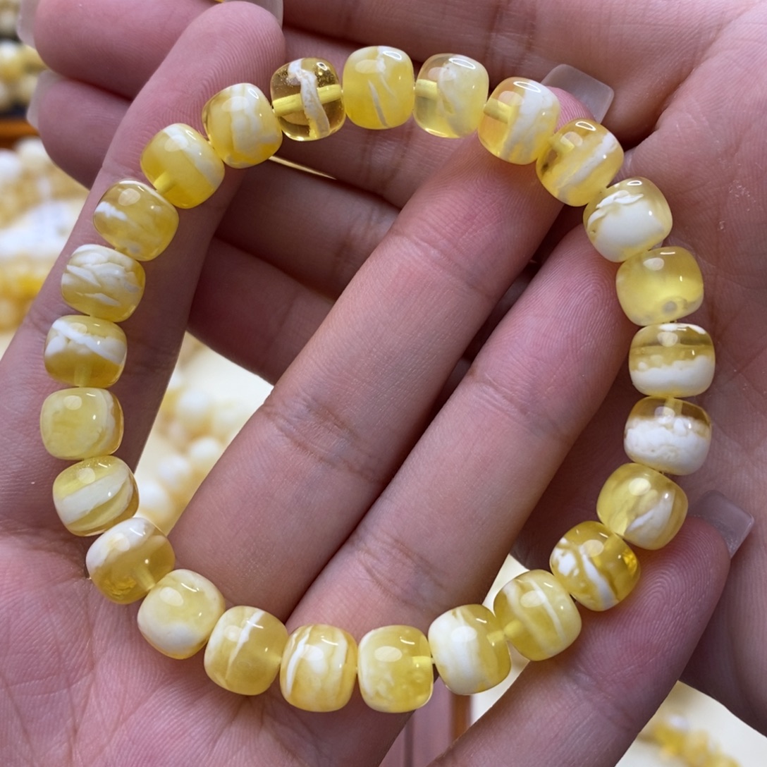 未镶嵌琥珀手链琥珀