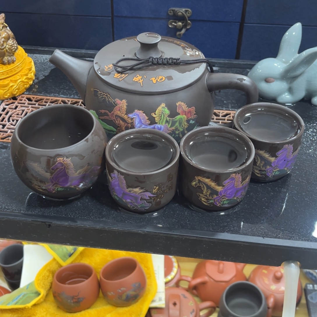 紫砂茶杯紫砂壶一壶4杯