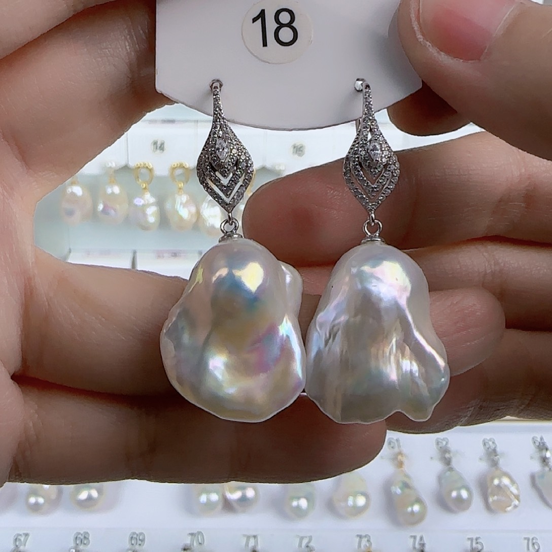 淡水珍珠耳饰未镶嵌小***8