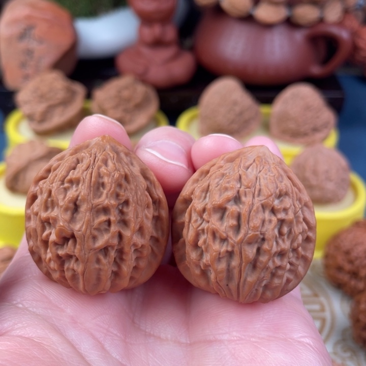 吊坠文玩核桃金牛34