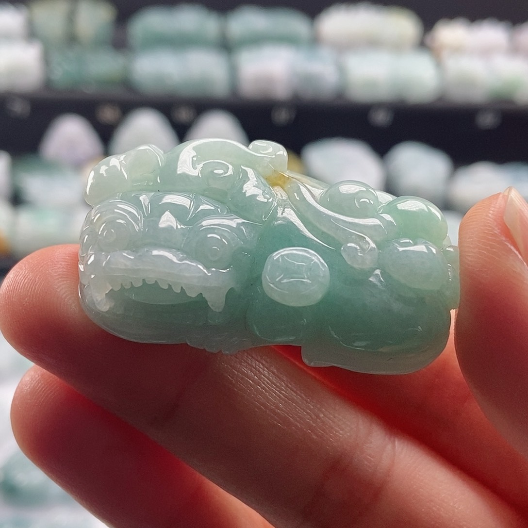 颈饰未镶嵌翡翠翡翠貔貅