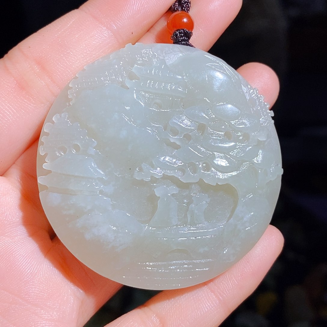 和田玉颈饰未镶嵌