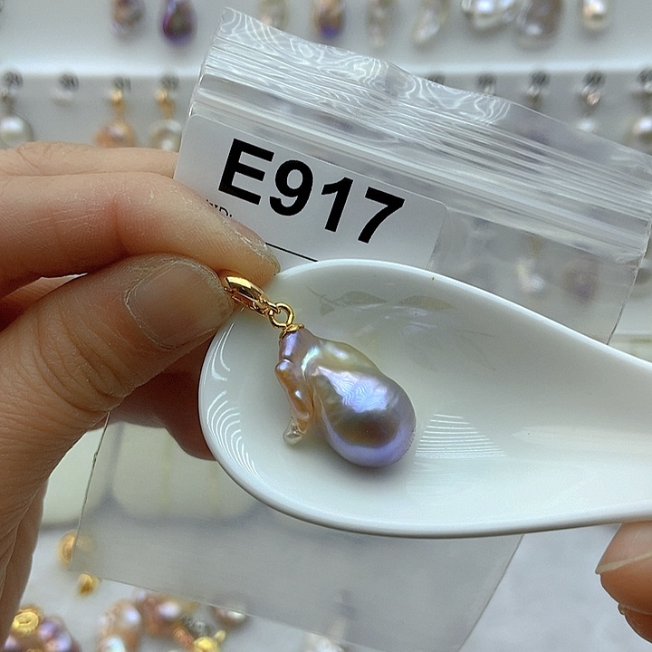 淡水珍珠颈饰银S925镶嵌