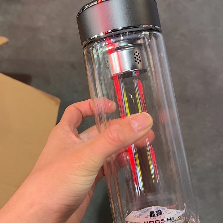 晶双层玻璃杯370370玻璃杯玻璃杯微瑕