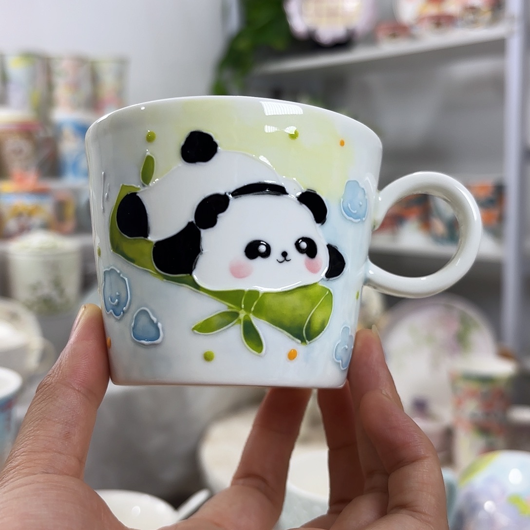 手绘高温釉下彩陶瓷