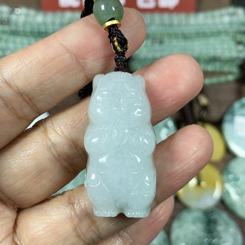 【闪购商品】翡翠颈饰未镶嵌玉吊坠翡翠玉老虎