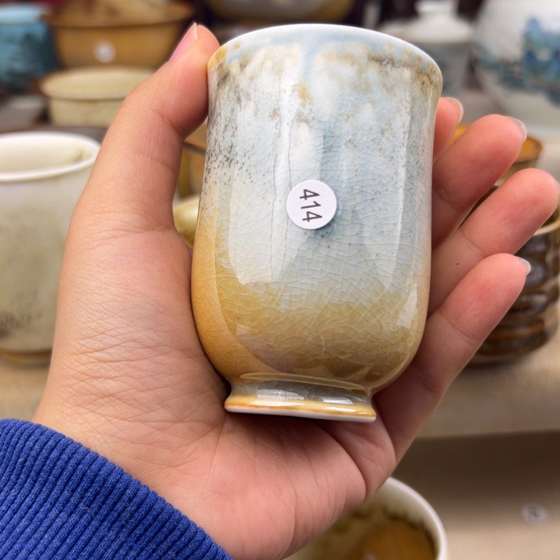 一***。杯纯手工柴烧主人杯