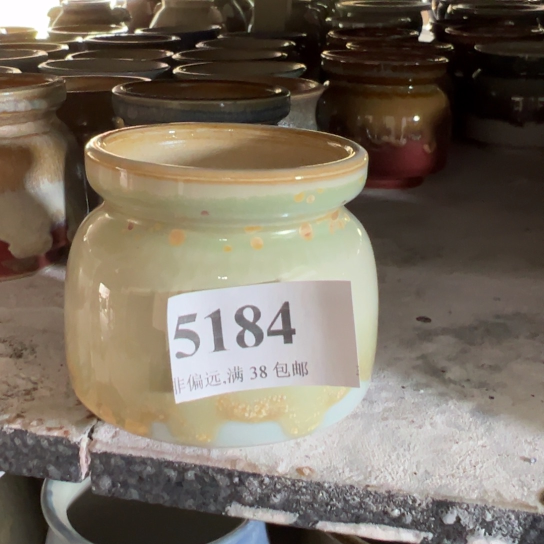 陶瓷景德镇手工花盆