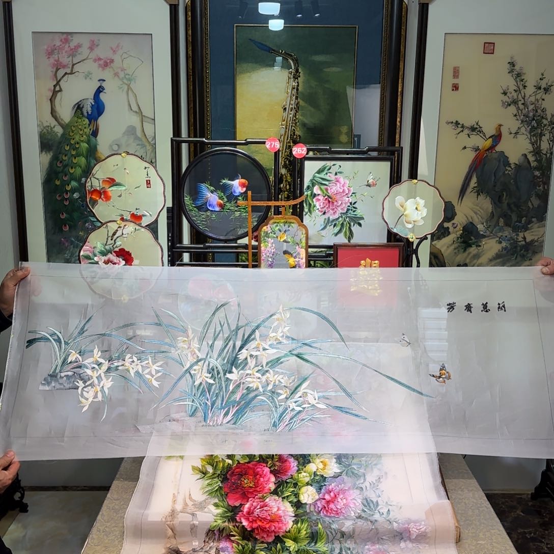 刺绣刺绣工艺精湛