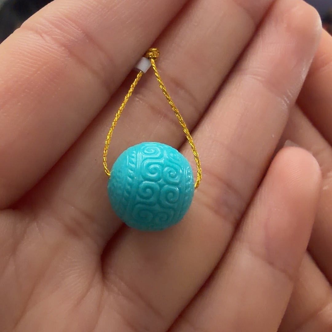 绿松石未镶嵌颈饰