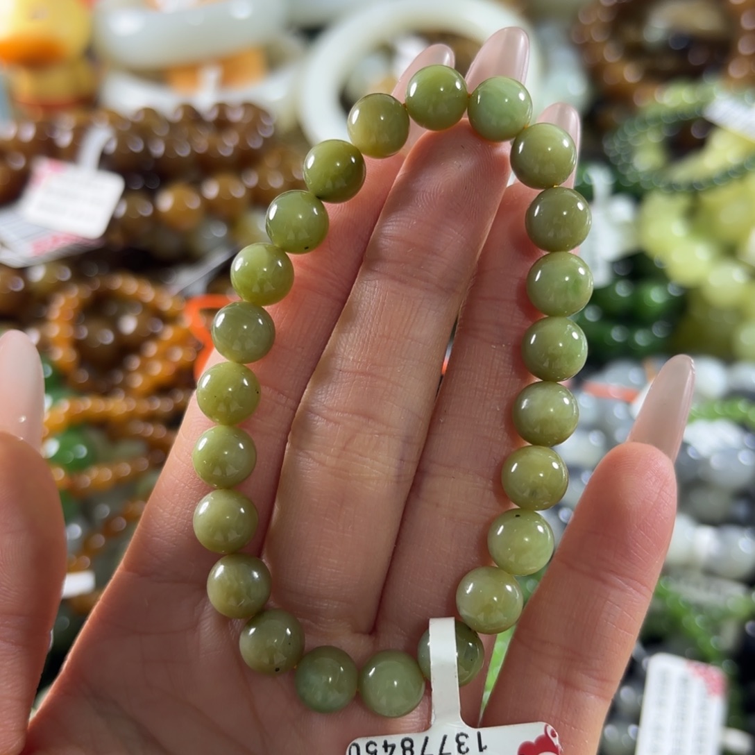 和田玉未镶嵌手串289