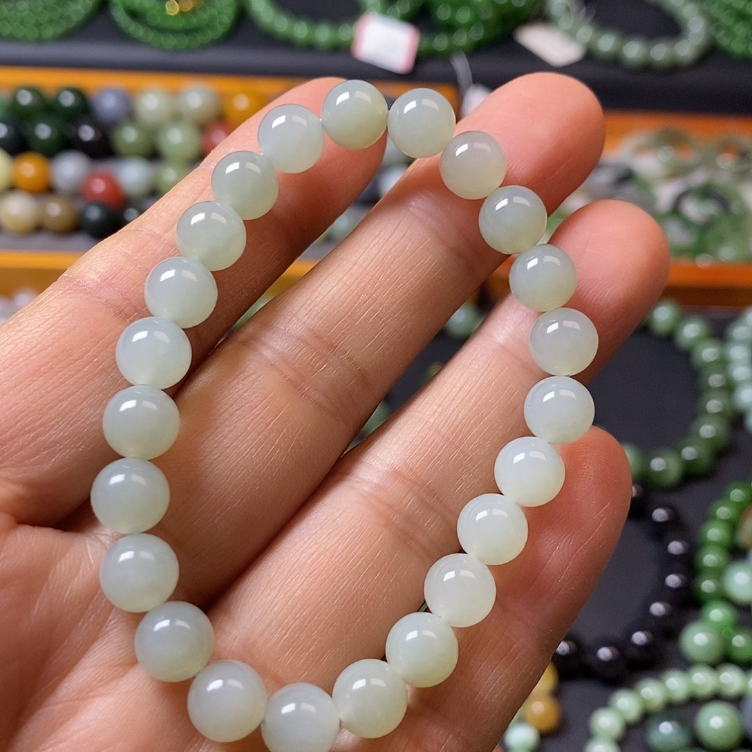 和田玉未镶嵌手链