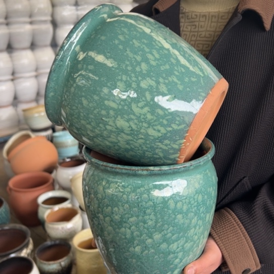 紫砂花盆高21口20————-