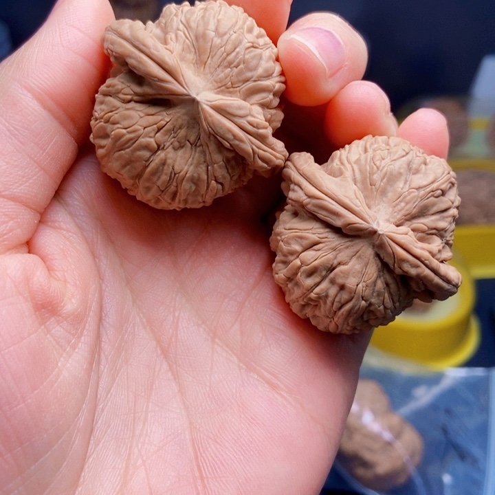 文玩核桃吊坠白狮子38