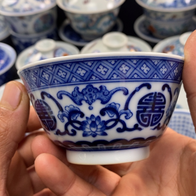 【闪购商品】景德镇青花主人杯