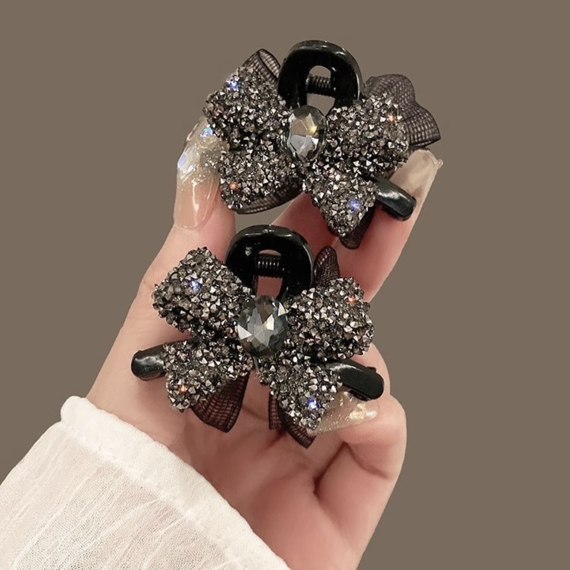 可爱刘海小夹子蝴蝶结 AB面轻奢时尚双面精致小抓来公主头