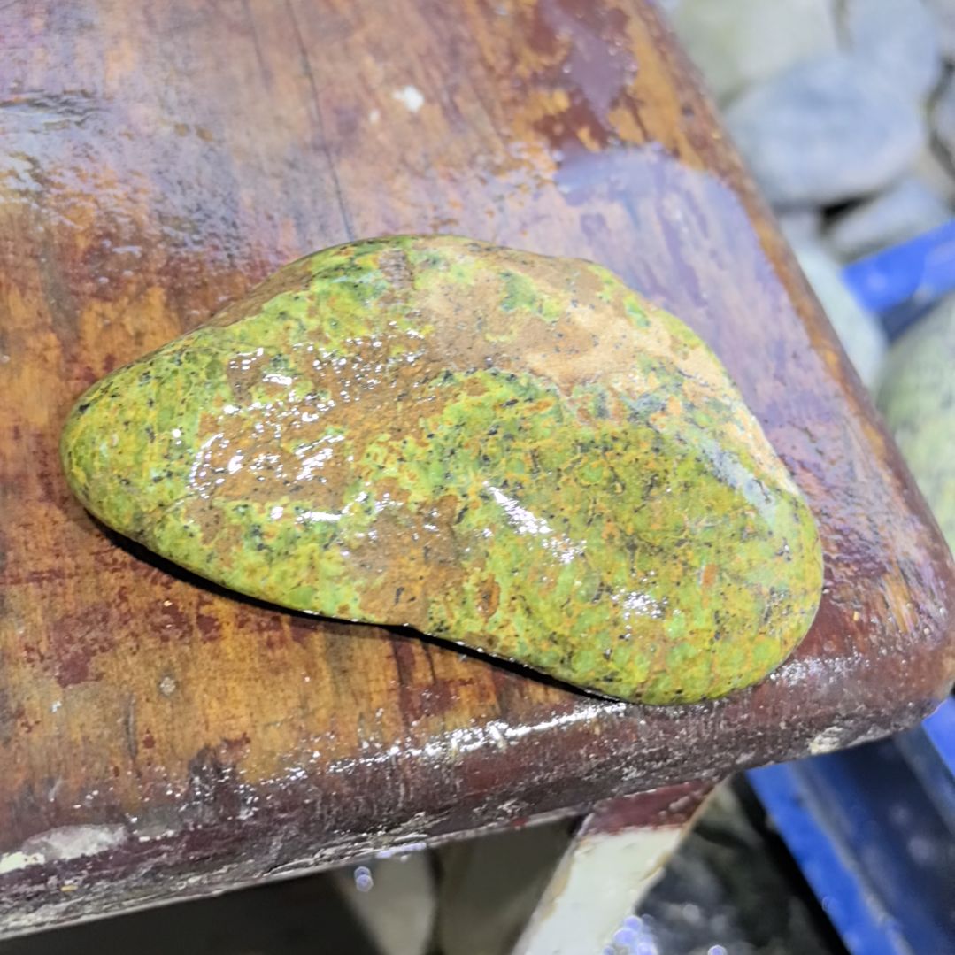 麦***1藏玉药王石原石一个摆件