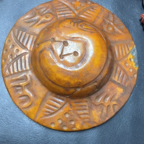 白玉菩提吊坠摆件