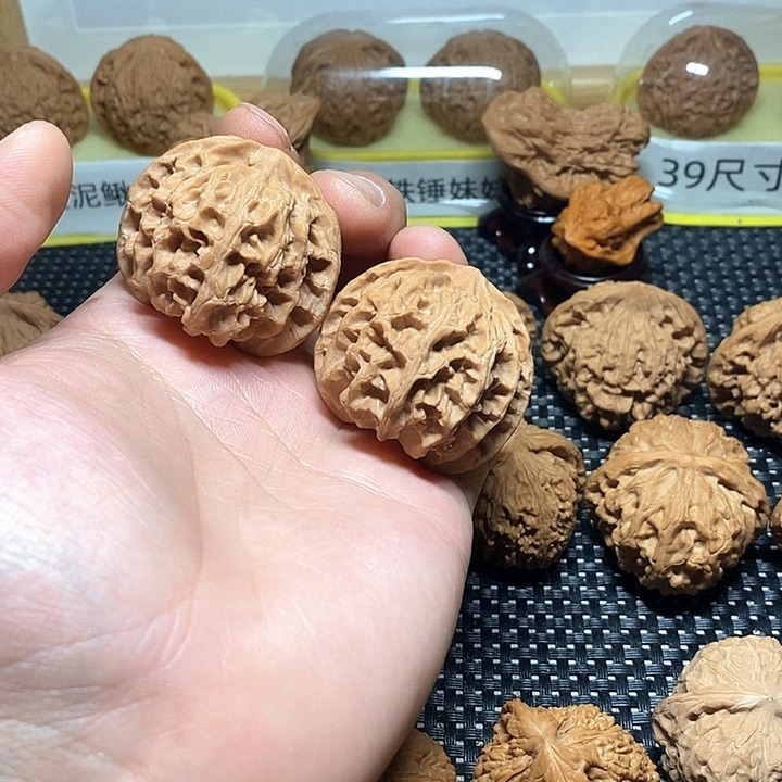 滑****岚全品苹果圆文玩把件357