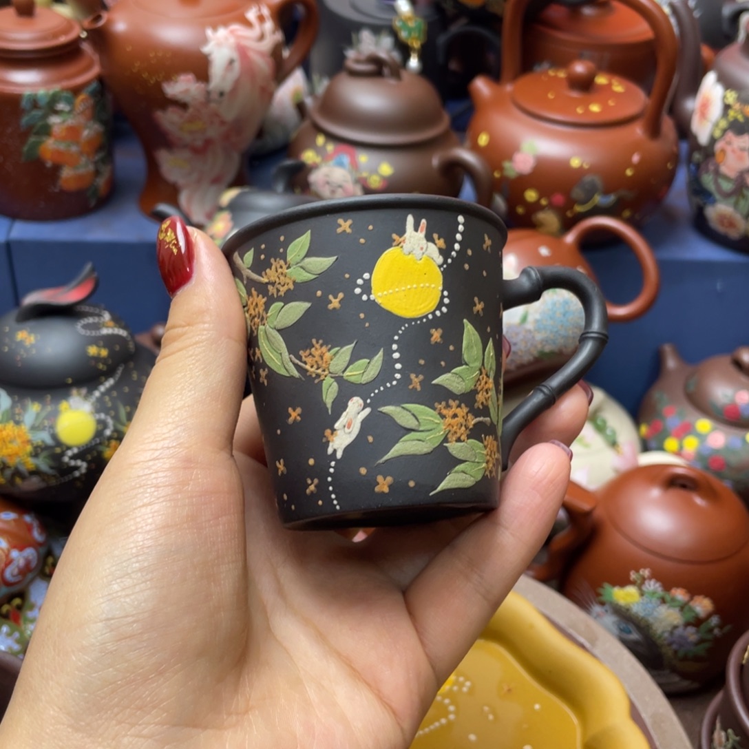 紫砂茶杯紫砂主人杯100cc