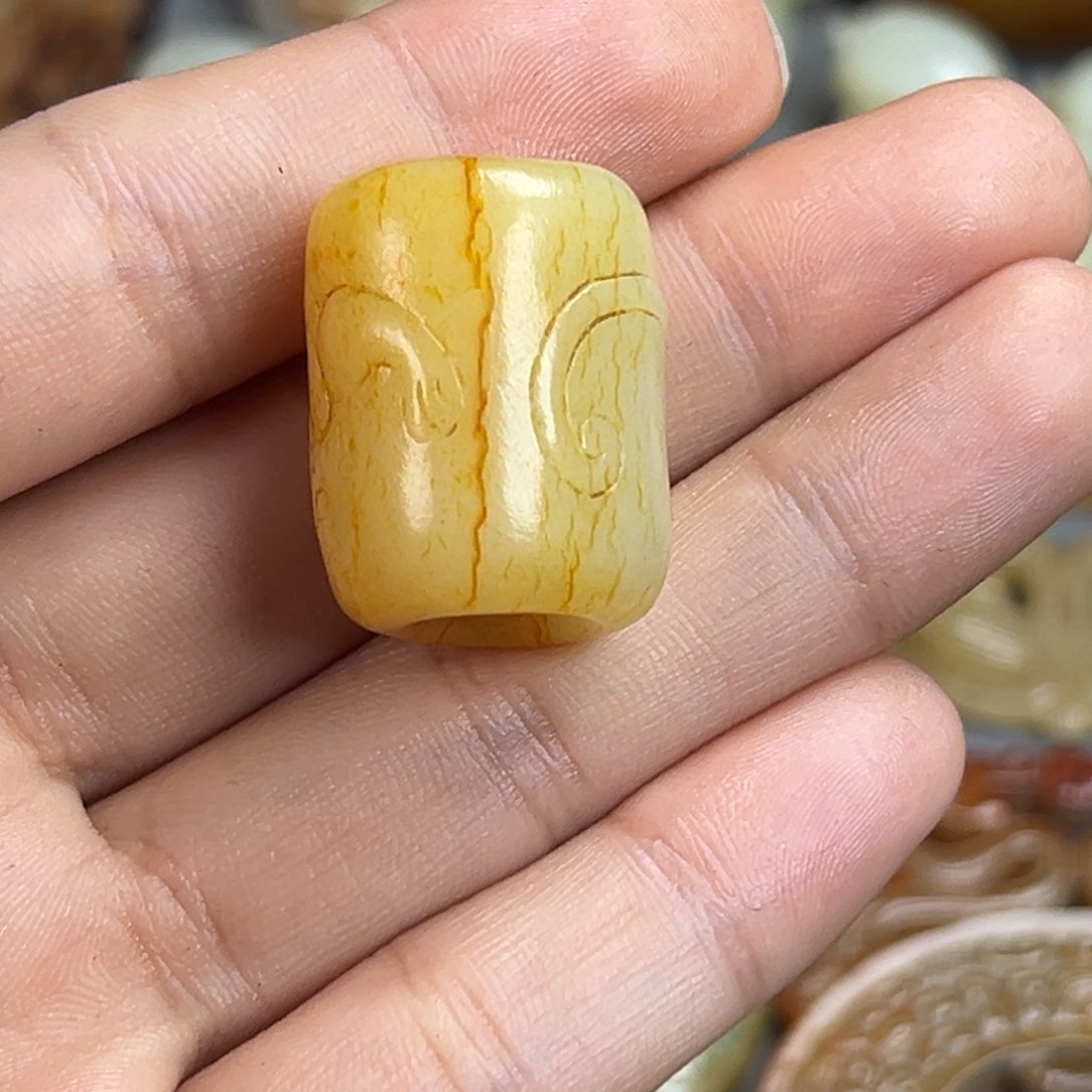 和田玉未镶嵌颈饰望*旺