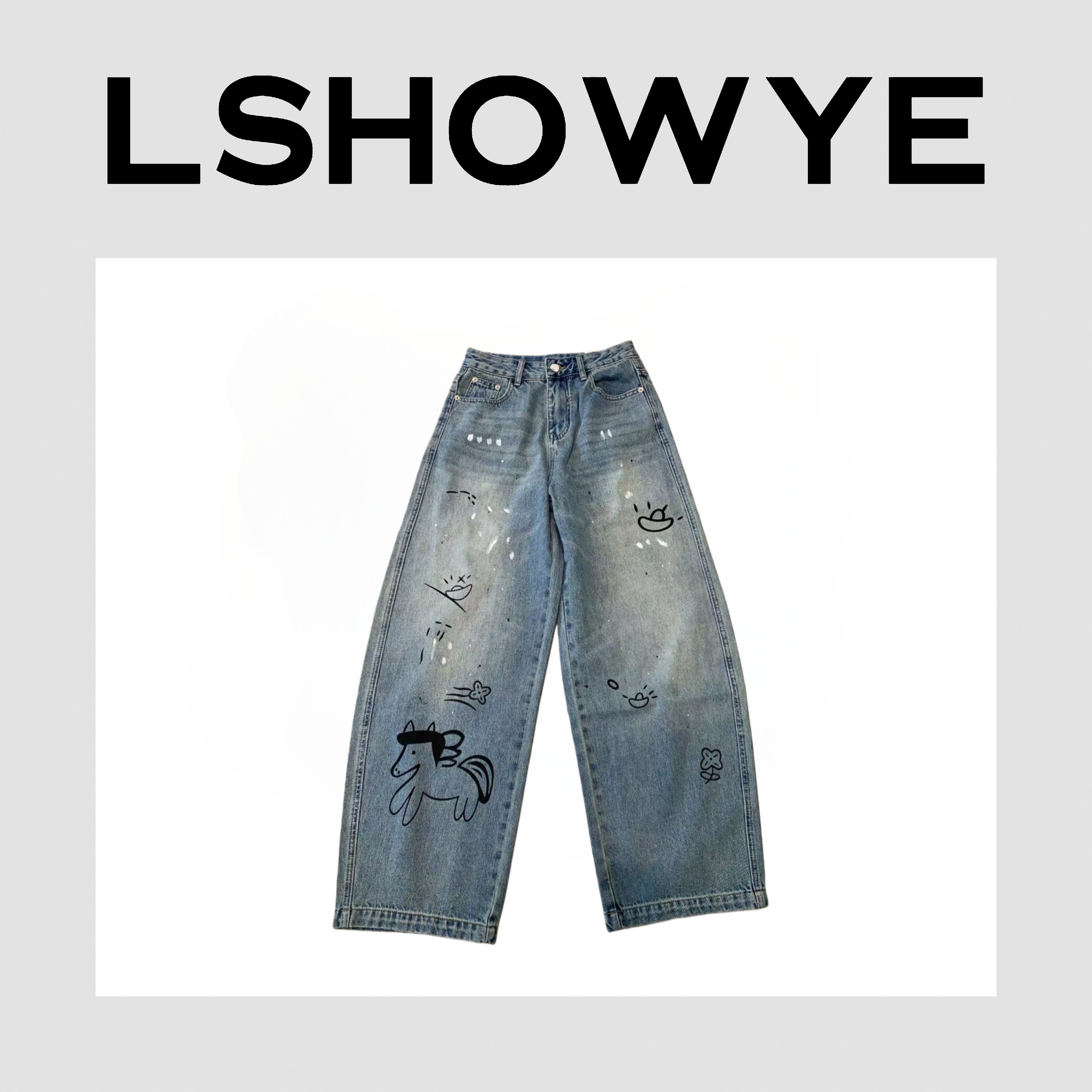 LSHOWYE｜马上有米牛仔裤 90600