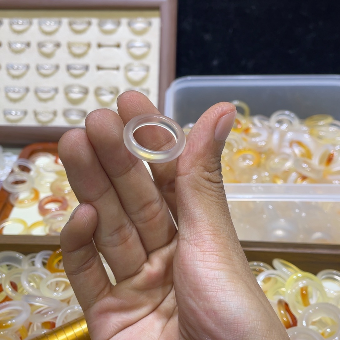 玛瑙/玉髓未镶嵌戒指561号港15