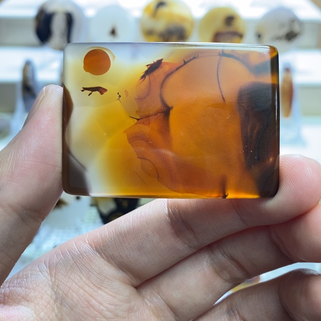 玛瑙/玉髓未镶嵌吊坠(不含链)