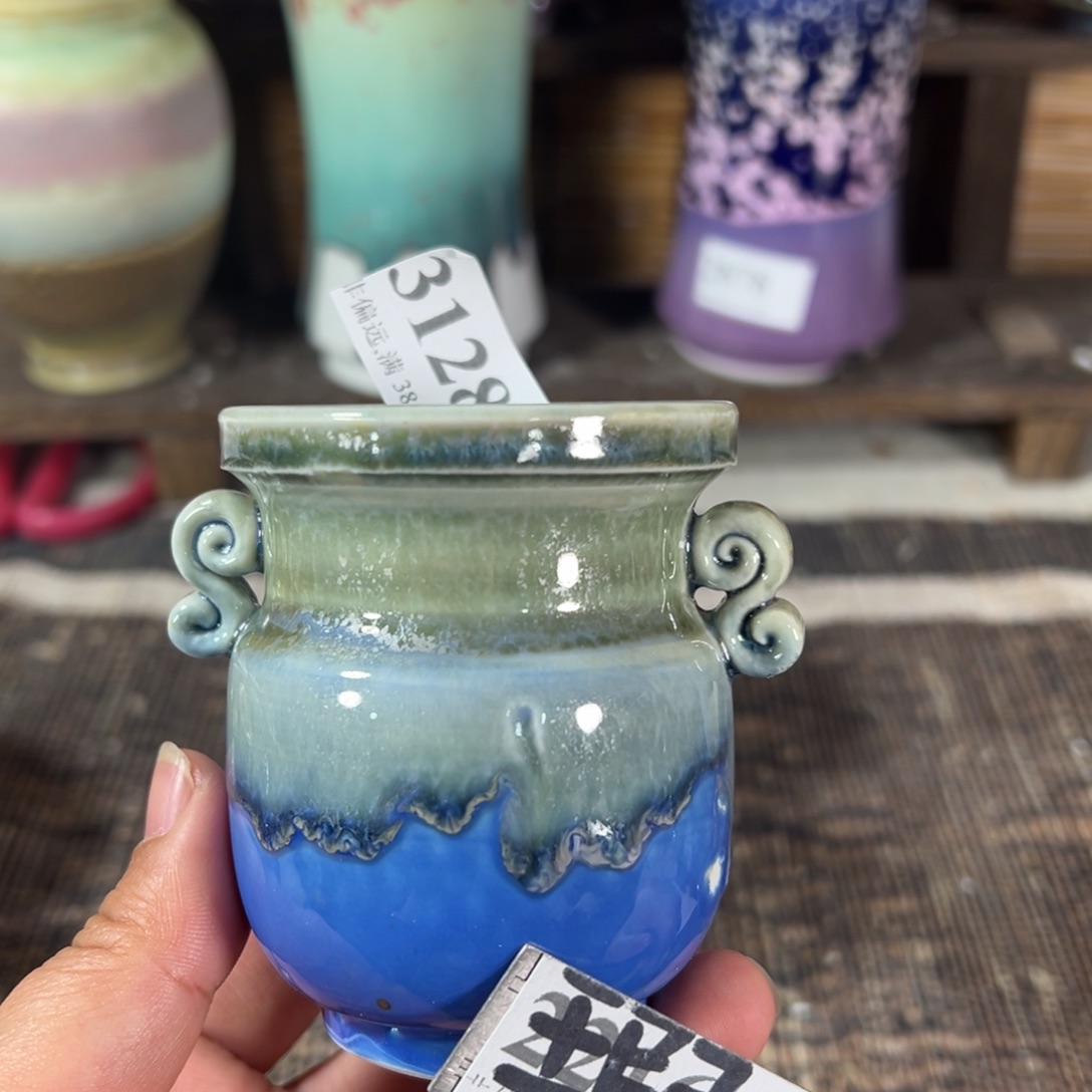 红陶瑕疵景德镇手工花盆