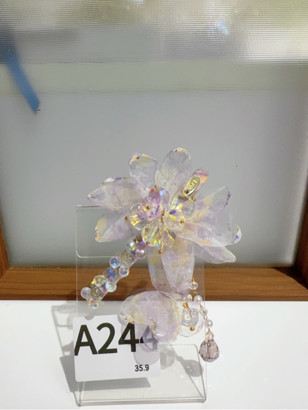 A244  鸭嘴夹【2025年新款限定】时尚纯手工重工高奢定制饰品