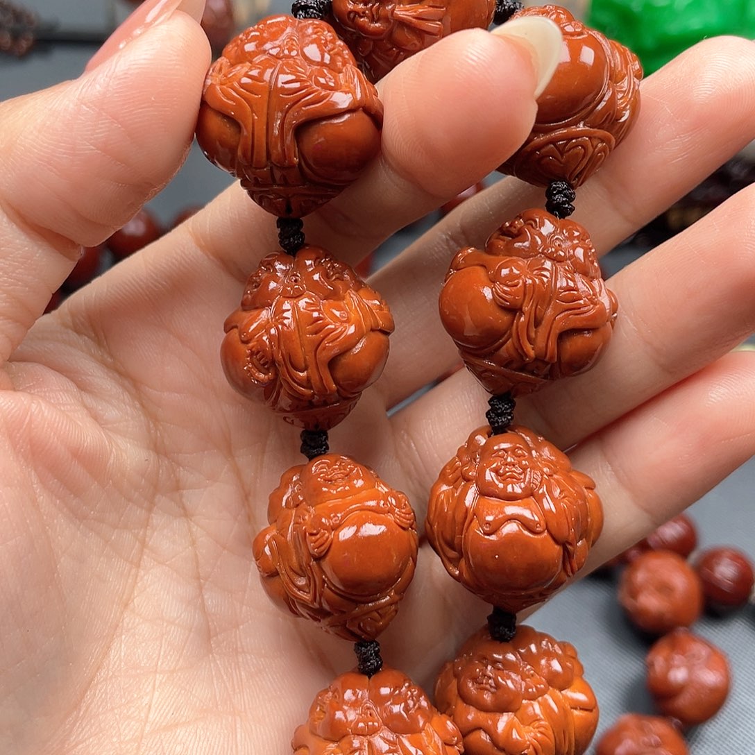 橄榄核手串弥勒手串