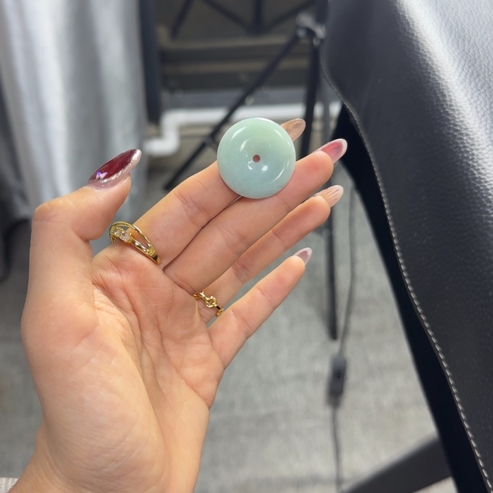 翡翠未镶嵌颈饰翡翠平安扣