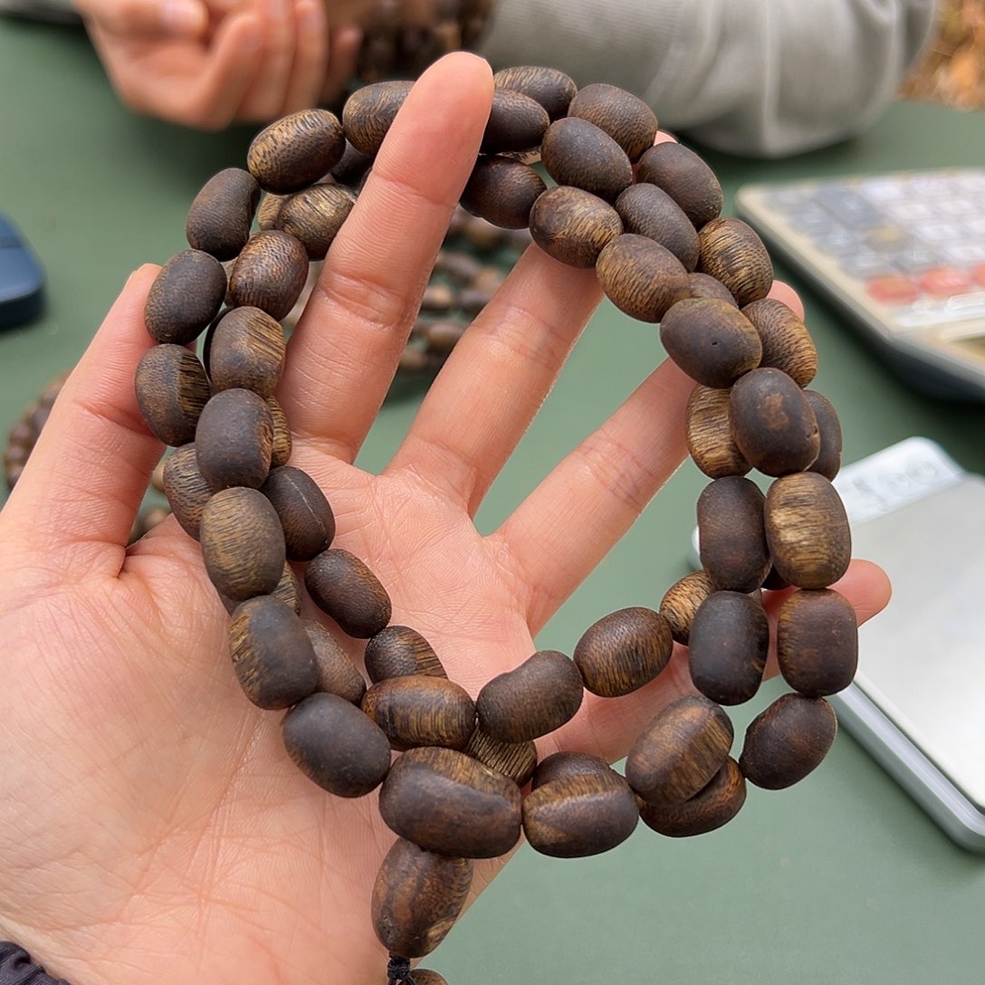 沉香手串白棋留疤46克1.1多样性发一条