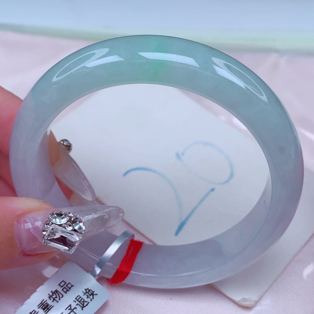 翡翠手镯未镶嵌天然缅甸翡翠A货手镯