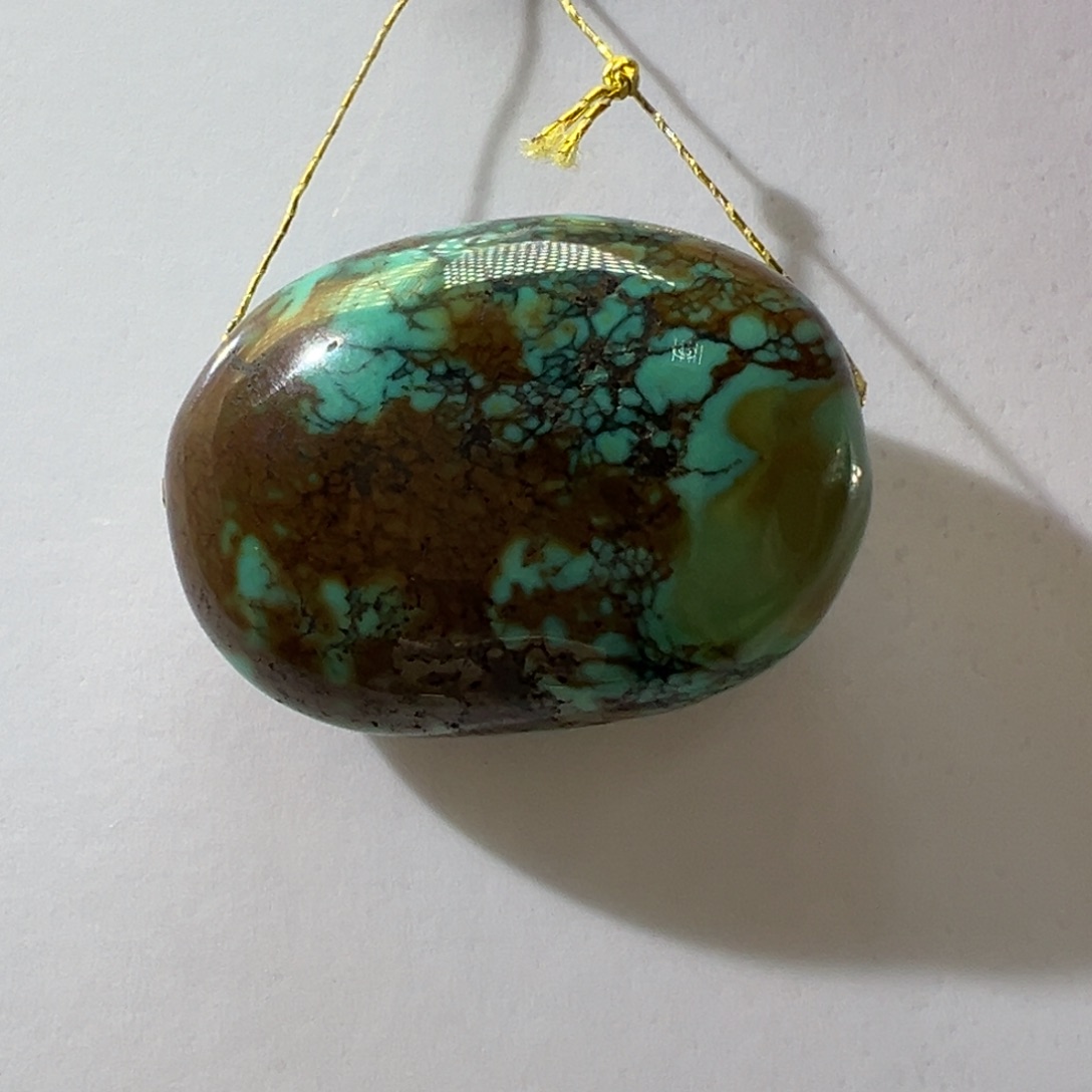 绿松石未镶嵌挂件