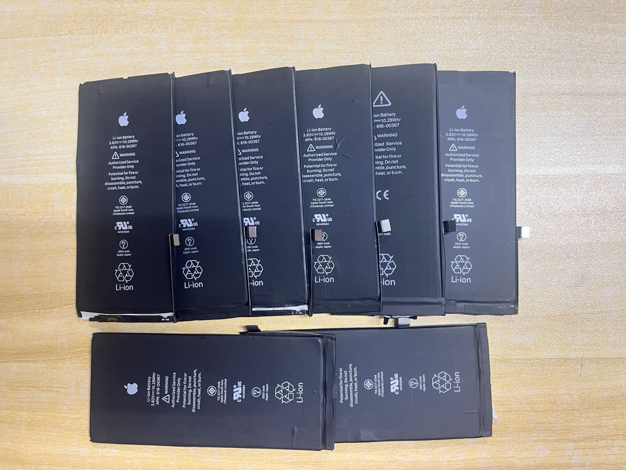 95新 Apple/苹果  适用于苹果7P-8P-X-XS原装拆机高容量二手电池