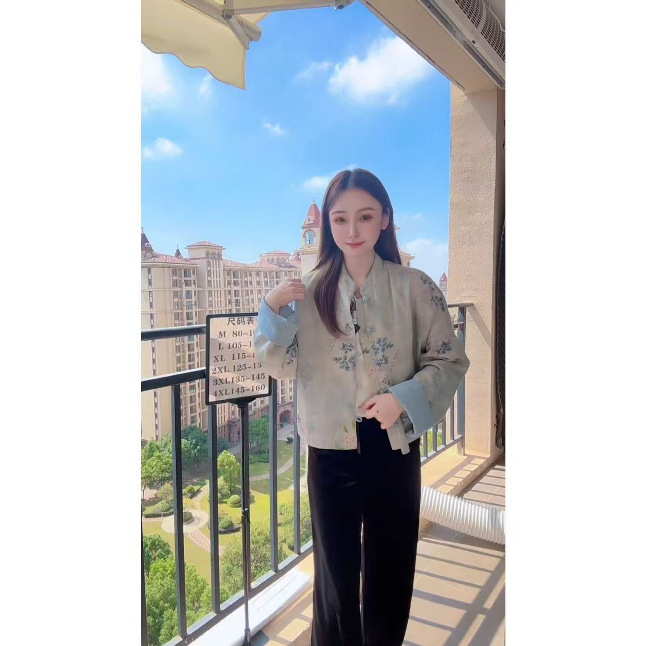 新中式国风盘扣双面穿外套女秋季新款复古轻奢独特超好看百搭上衣