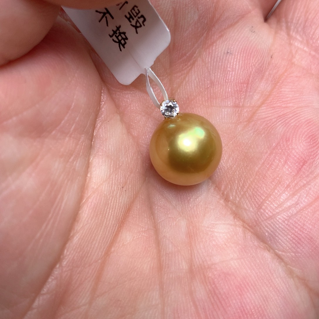 海水珍珠颈饰18K金镶嵌