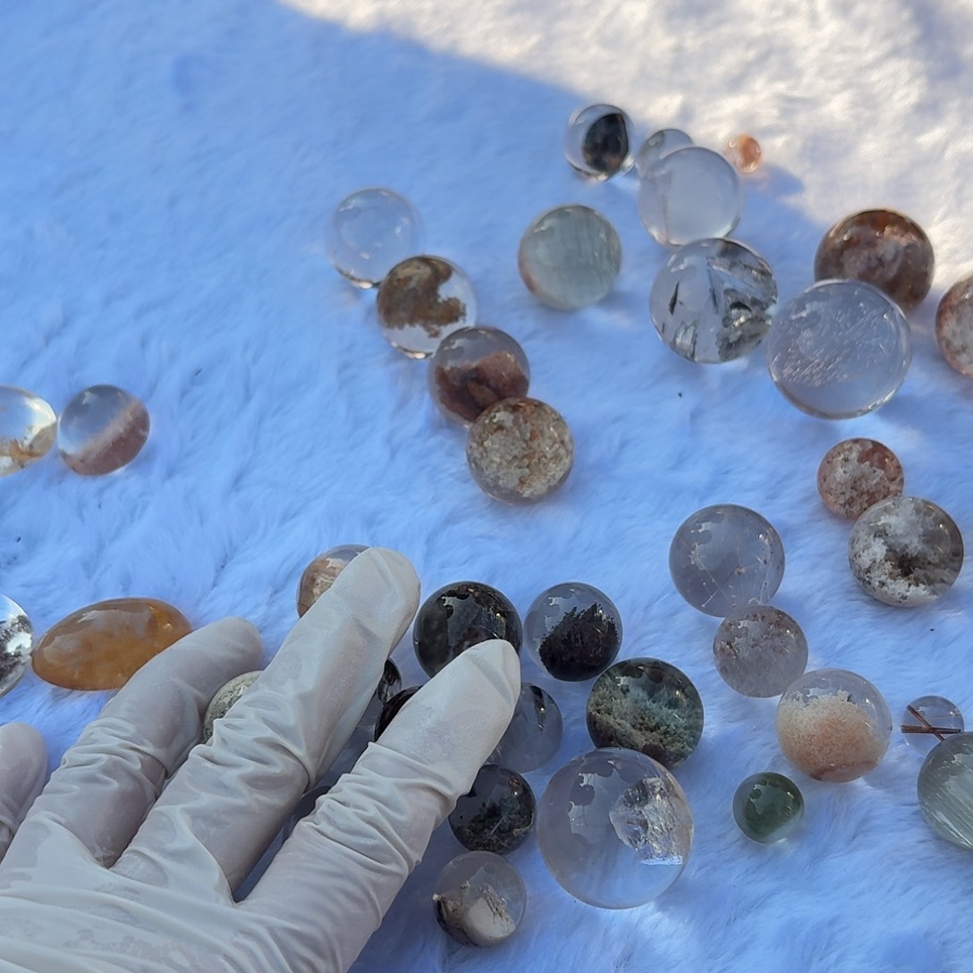 未镶嵌珠宝半成品水晶y*