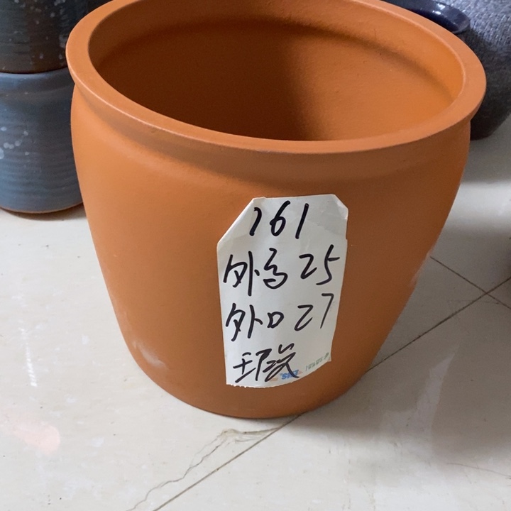 粗陶红陶绿植花盆761