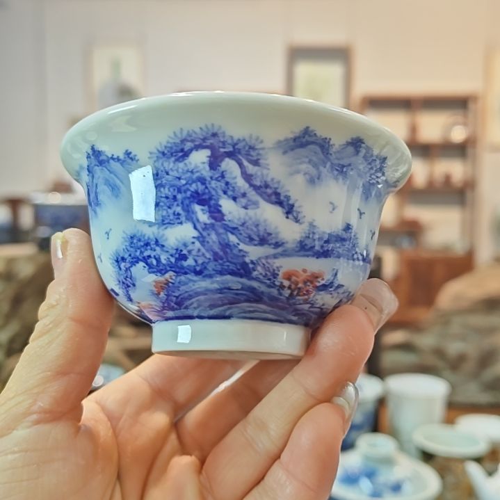 游**得景德镇手工器居瓷业主人杯