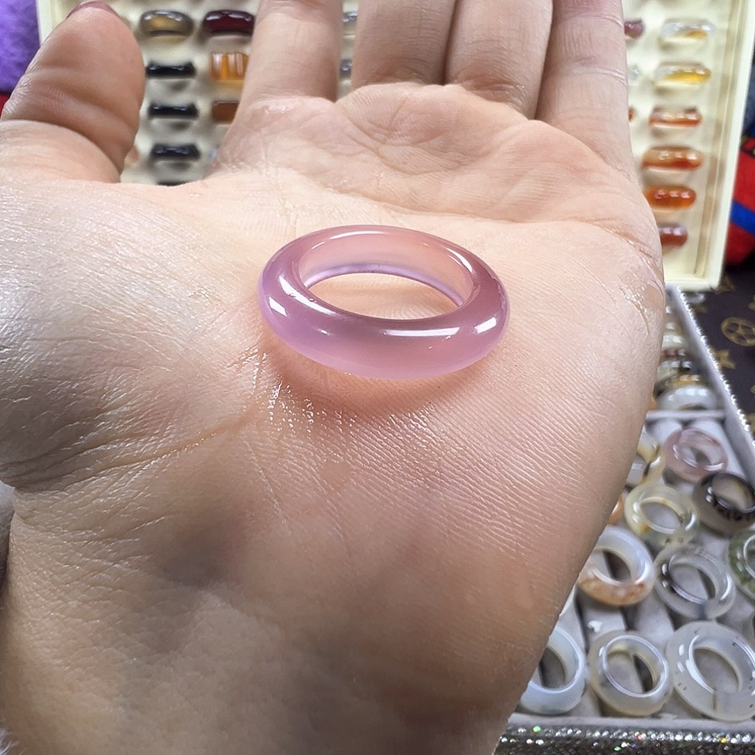 ****.玛瑙/玉髓未镶嵌戒指B15不退换16.3港12